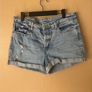Denim shorts size 14